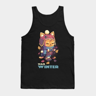 Team Winter Cozy Kitty Cat Tank Top